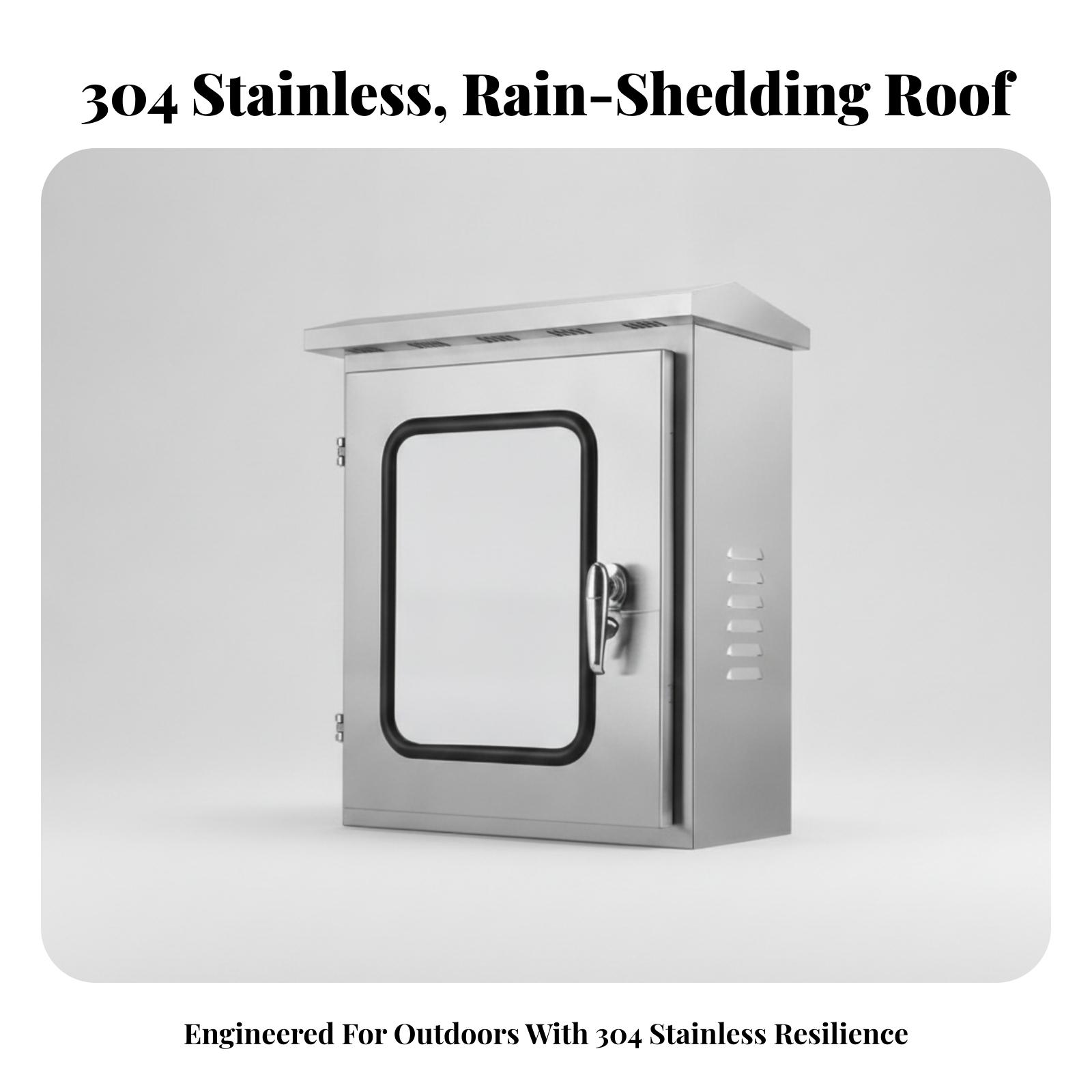 Outdoor Power Box - ตู้ไฟฟ้ากลางแจ้งกันน้ำ กล่องกระจายไฟฟ้า สแตนเลส สำหรับเดินสายไฟ