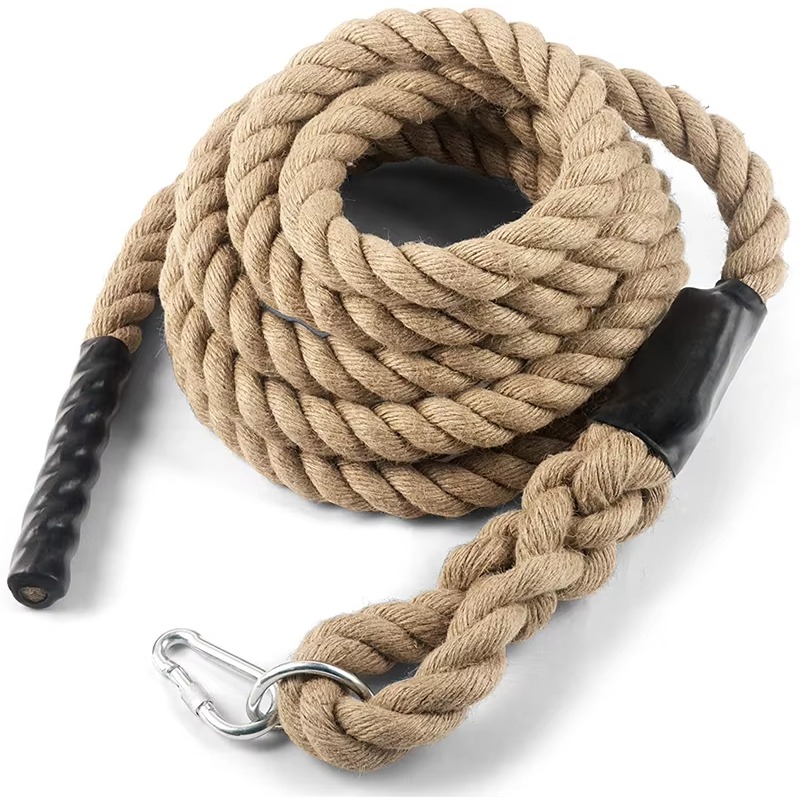 Outdoor Power Equipment - อุปกรณ์ออกกำลังกาย เชือกออกกำลังกาย Hemp Power สำหรับการฝึกซ้อมกลางแจ้ง ฟิตเนส