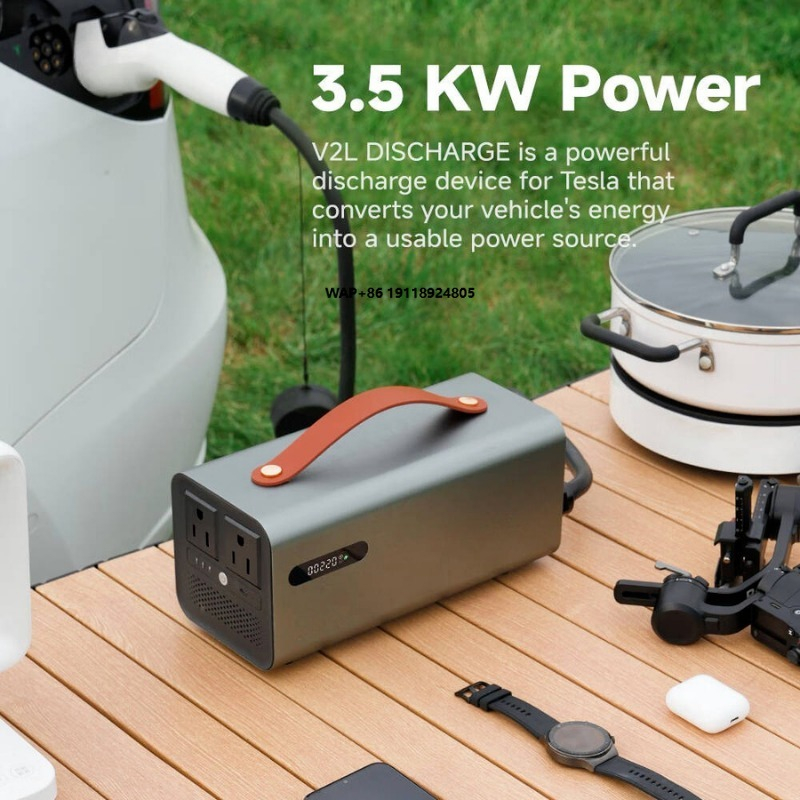 Outdoor Power Station - สถานีจ่ายไฟ NACS V2L ขนาด 3.5 กิโลวัตต์
