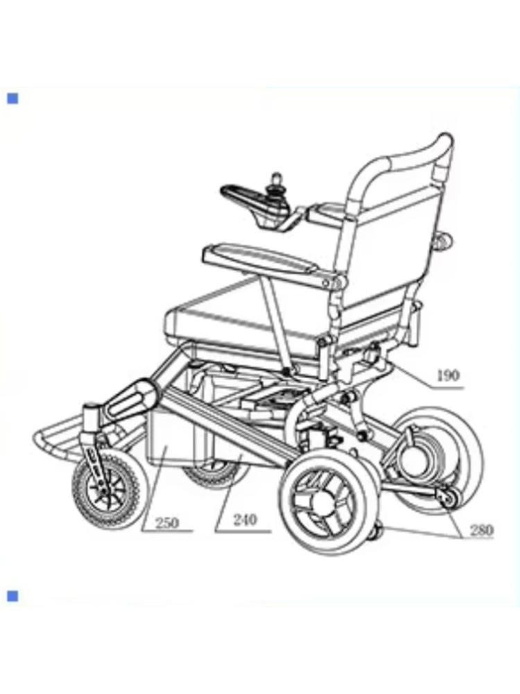 Outdoor Power Recliner - รถพับไฟฟ้าน้ำหนักเบา พับได้ พนักพิงสูง ปรับเอนได้ สำหรับเดินทาง ท่องเที่ยว