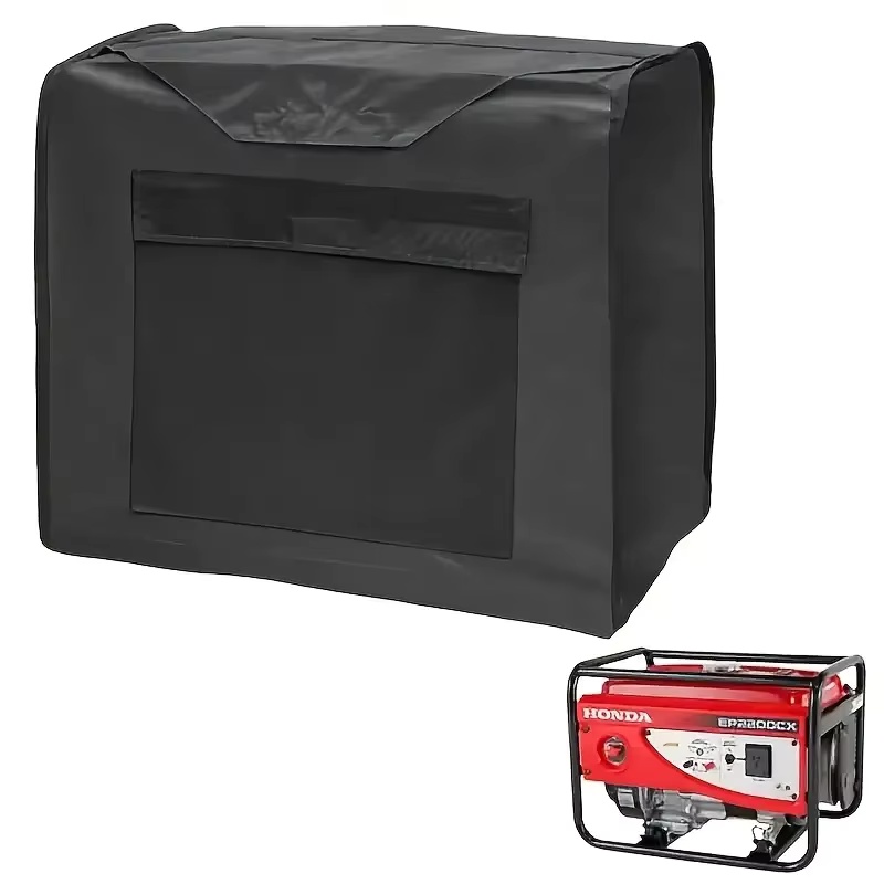 Outdoor Power Equipment - ฝาครอบเครื่องกำเนิดไฟฟ้าแบบทนทาน - ที่เก็บของกลางแจ้งแบบกันฝุ่นสำหรับอุปกรณ์ไฟฟ้าแบบพกพา ผ้าทนทานต่อสภาพอากาศ