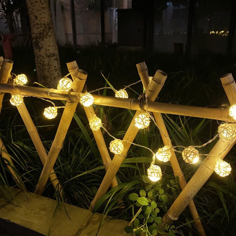 ไฟโซลาร์ลูกบอลแบบสายยาว 20 LED - Outdoor Power For Gazebo บทวิจารณ์และราคา