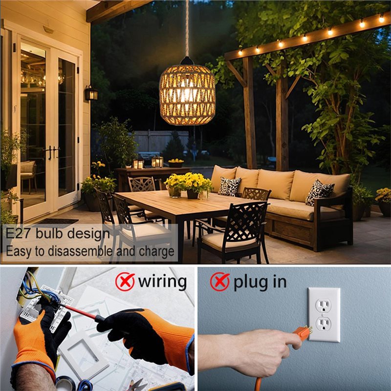 โคมไฟระย้ากลางแจ้งแบบใช้แบตเตอ - Outdoor Power For Gazebo บทวิจารณ์และราคา