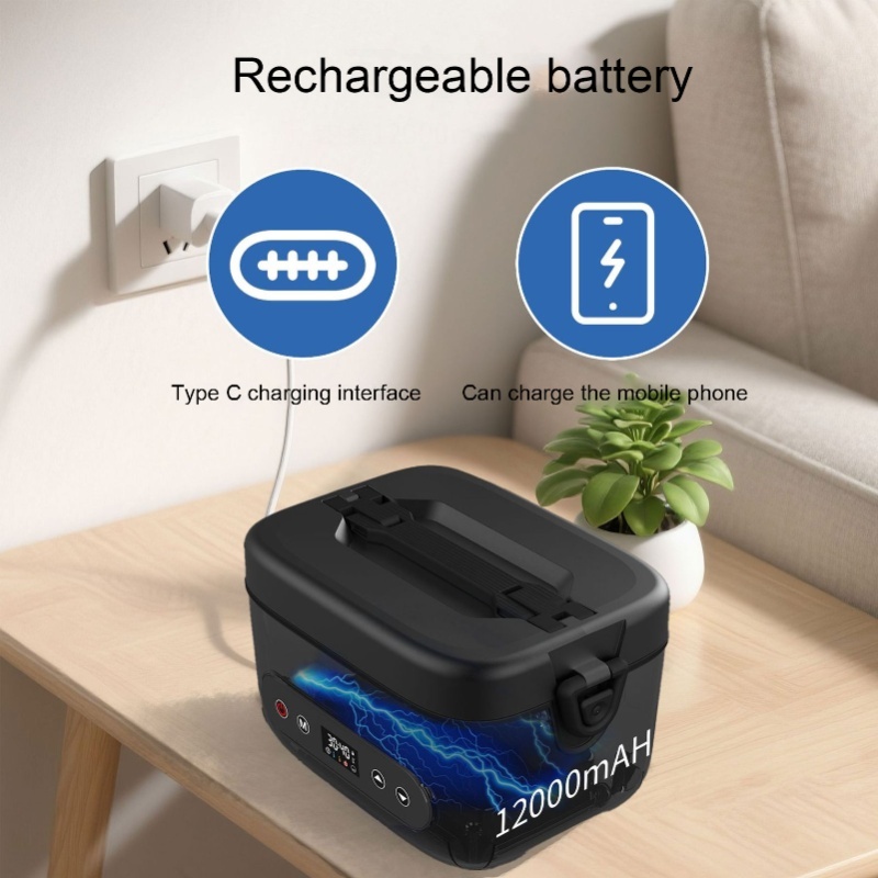 กล่องข้าวอุ่นร้อนไร้สายแบบใช้แ - Outdoor Power Box บทวิจารณ์และราคา