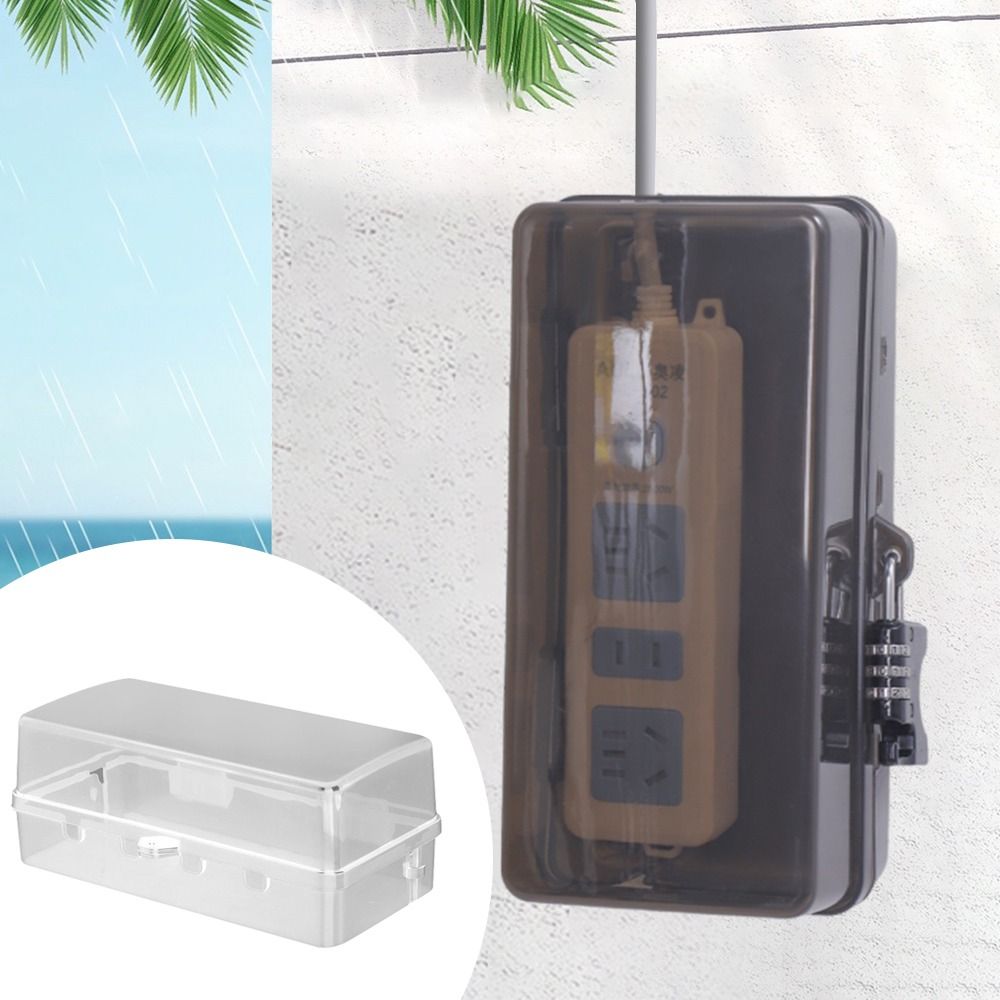 กล่องปลั๊กพลาสติกแบบพกพา กล่อง - Outdoor Power Strip Weatherproof บทวิจารณ์และราคา